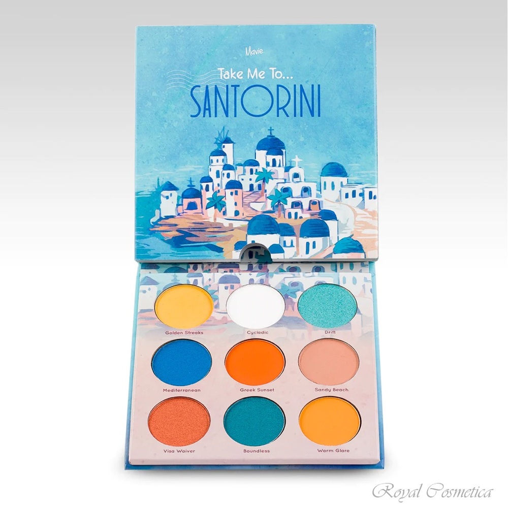 Take Me To Santorini Eyeshadow Palette by Mavie
